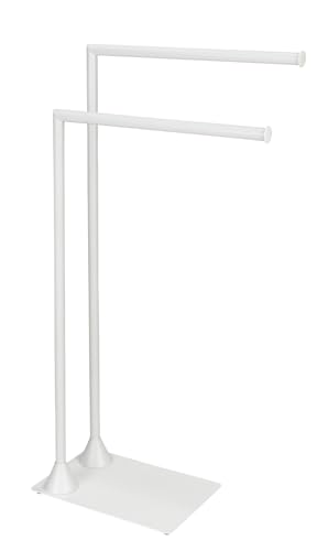 Wenko Hella Portasciugamani 2 Bracci Bianco Acciaio
