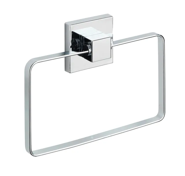 Wenko Vacuum-Loc Quadro Anello Portasalviette Acciaio