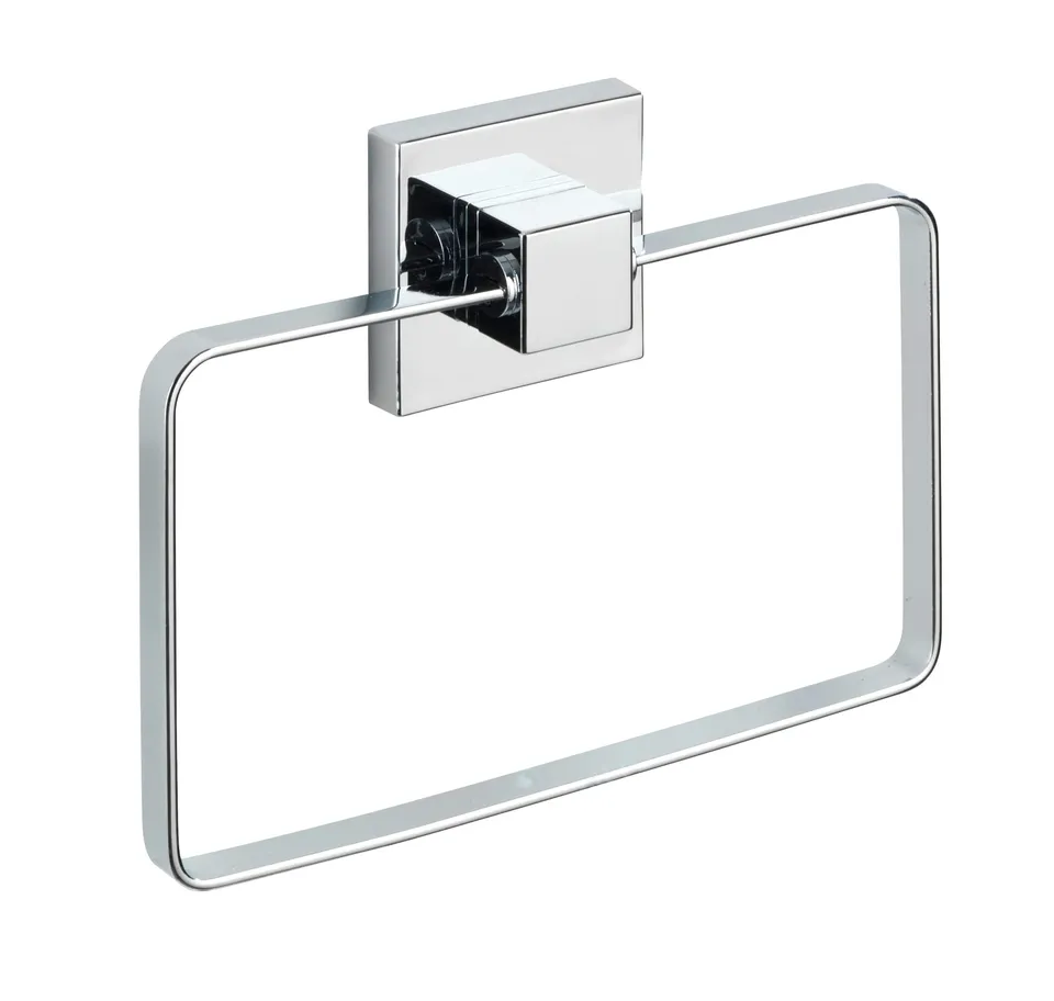 Wenko Vacuum-Loc Quadro Anello Portasalviette Acciaio