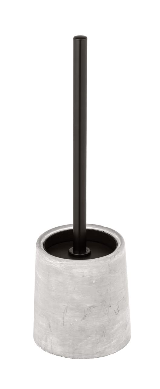 Wenko Villena Scopino WC Cemento Grigio Nero 38cm