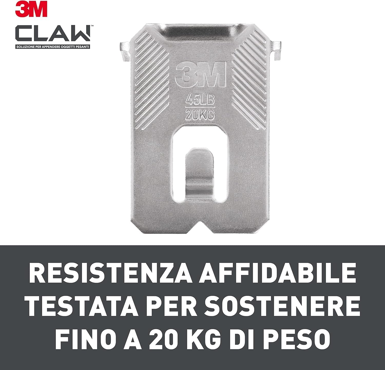 Command 3M Claw Ganci Cartongesso 6 Pezzi 20 kg