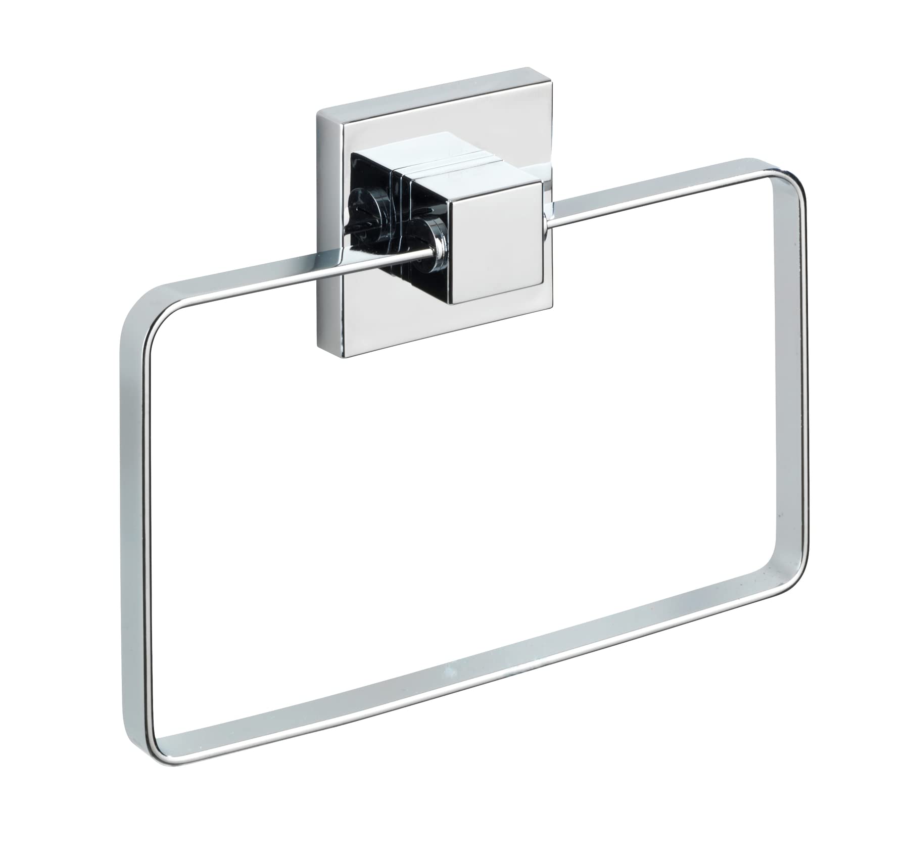 Wenko Vacuum-Loc Quadro Anello Portasalviette Acciaio