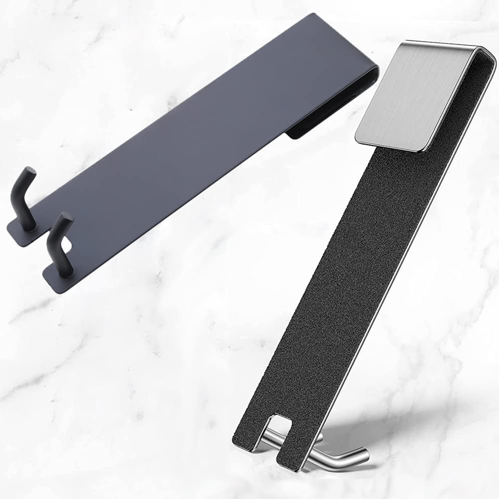 Lxoraziy ganci doccia vetro argento 2 pezzi 6-12 mm