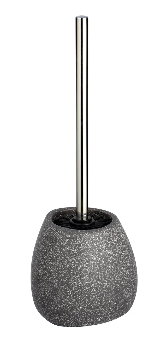 Wenko Pion scopino WC ceramica grigio effetto pietra