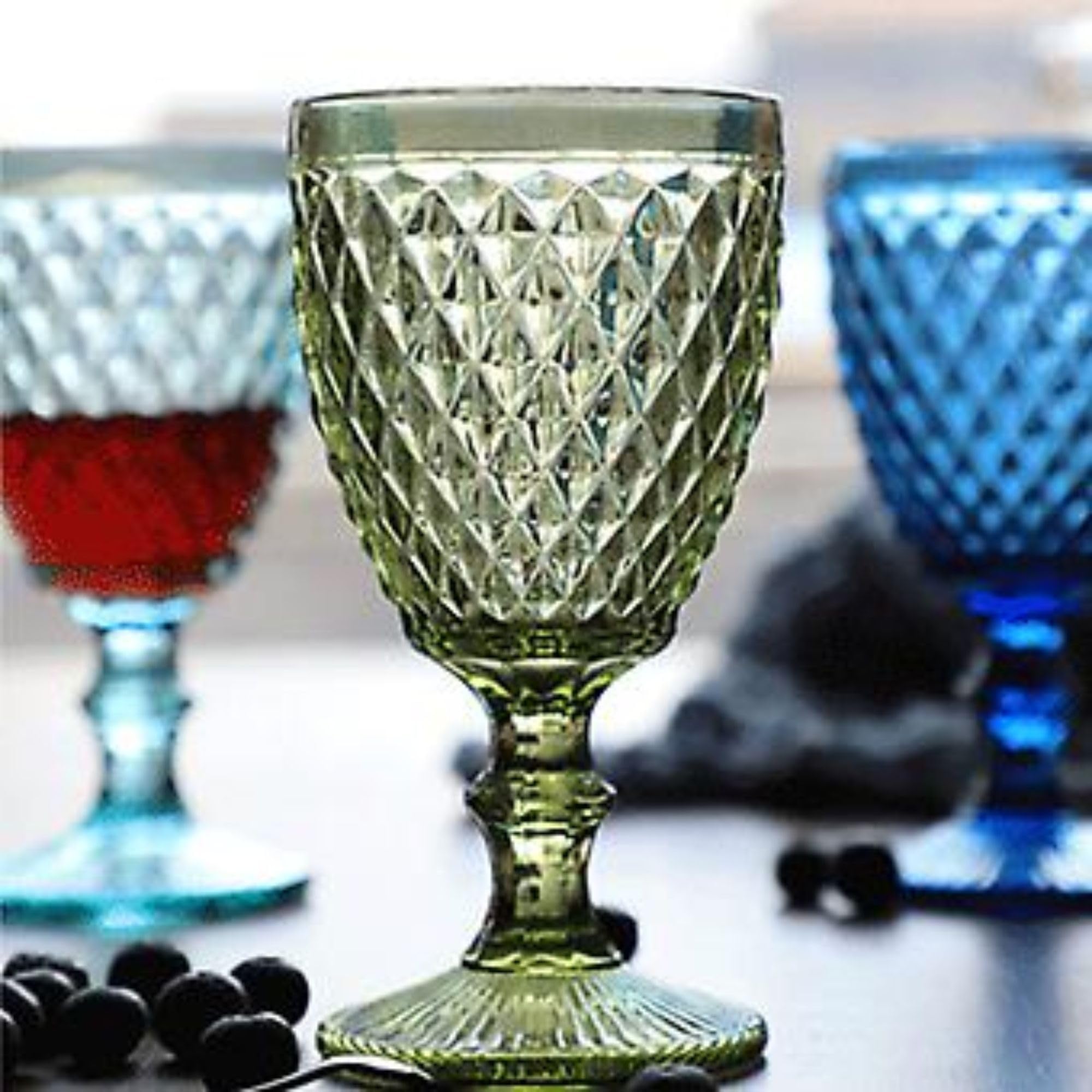 Cecaro Group set 6 bicchieri colorati vetro 260 ml