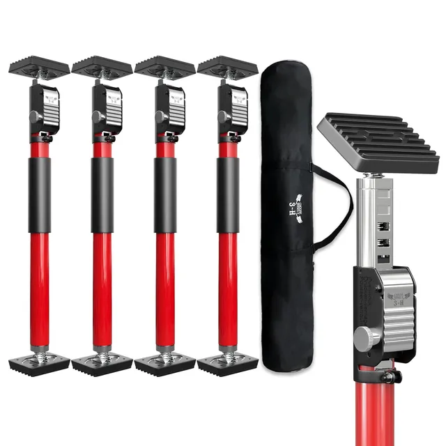 3-H Puntello Telescopico 40-70 cm 4 pezzi rosso 50 kg