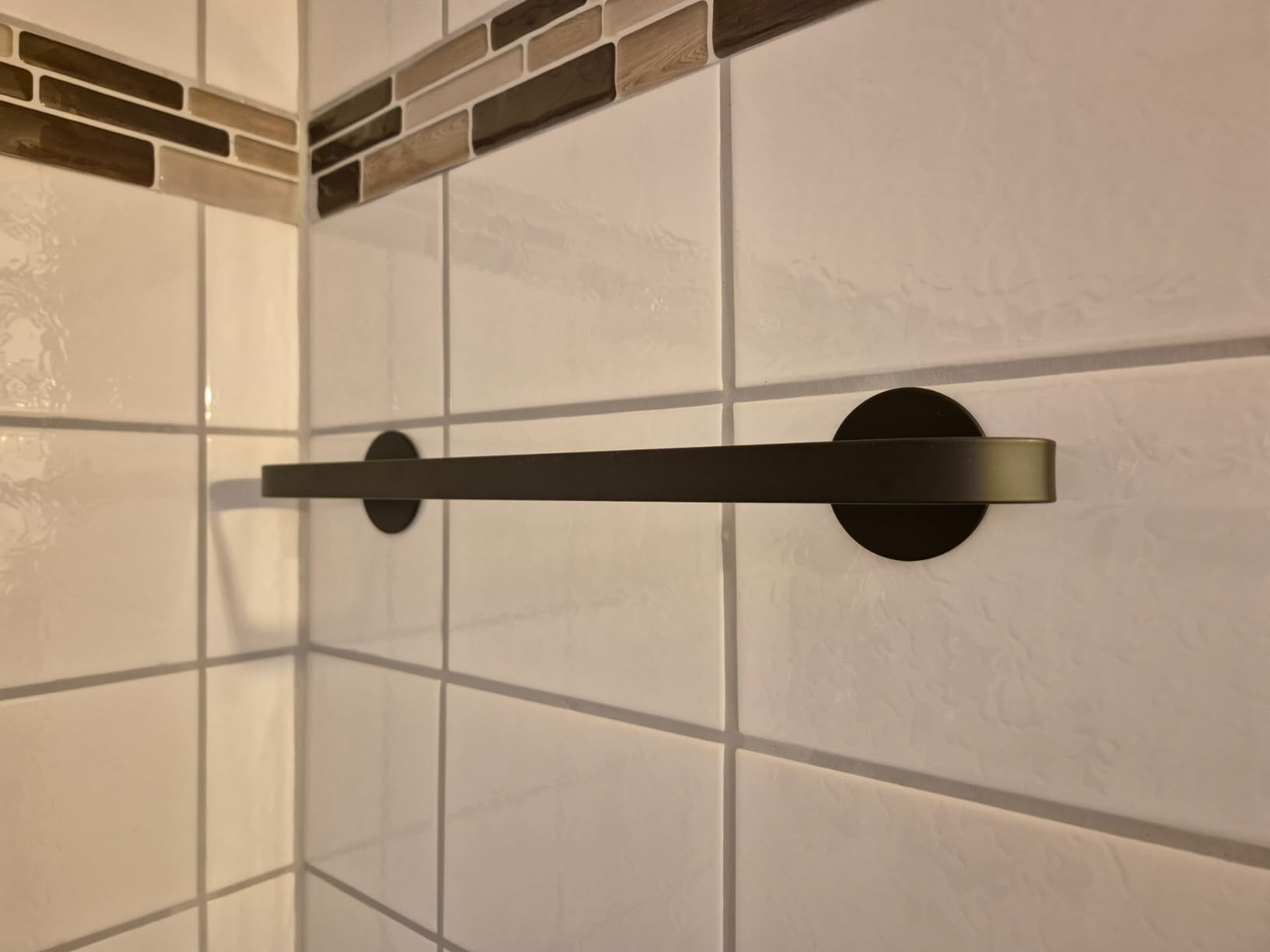 Wenko Bivio Turbo-Loc Uno Porta Asciugamani 40cm Nero Alluminio