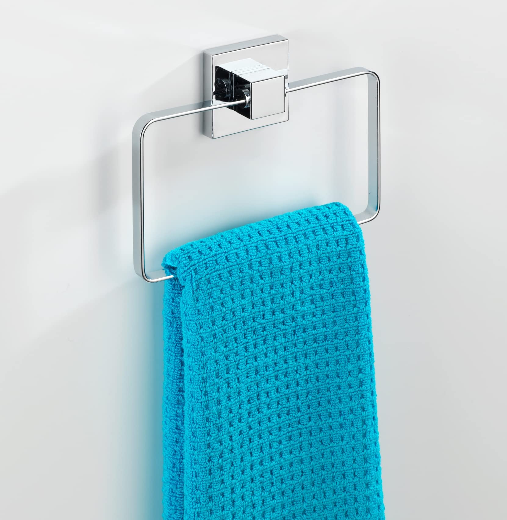 Wenko Vacuum-Loc Quadro Anello Portasalviette Acciaio