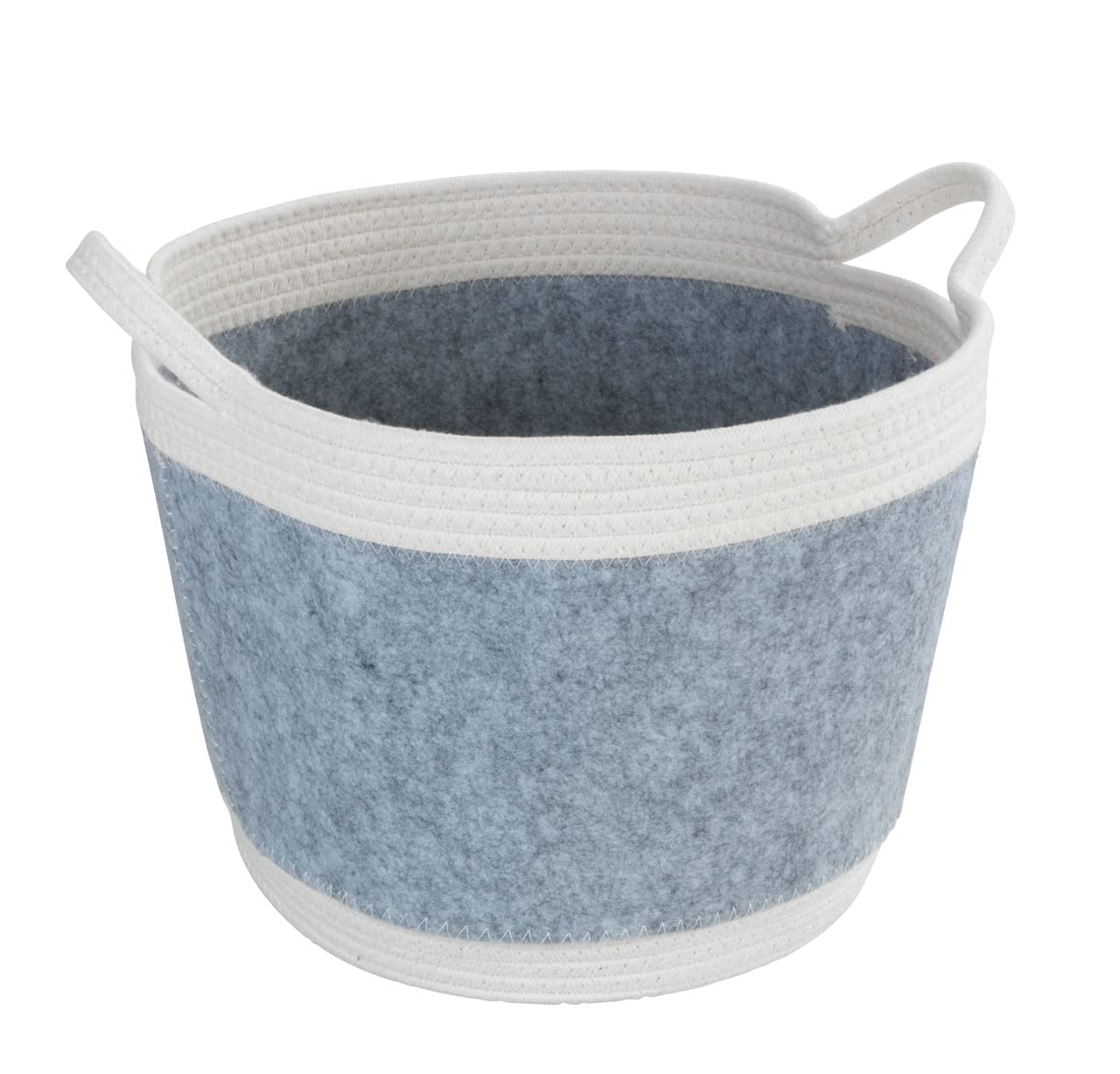 Wenko Bea L cesto feltro grigio chiaro 30 L manici