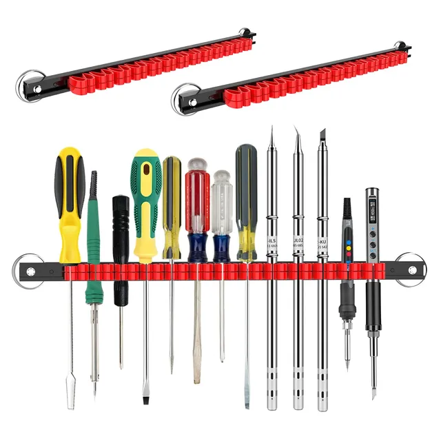 3-H barra magnetica portacacciaviti da parete 35,5 cm 2 pezzi