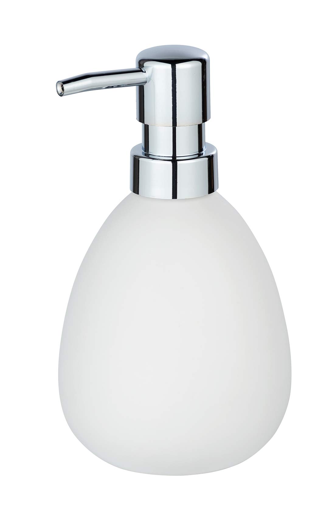 Wenko Polaris dosatore sapone ceramica bianco opaco 390 ml