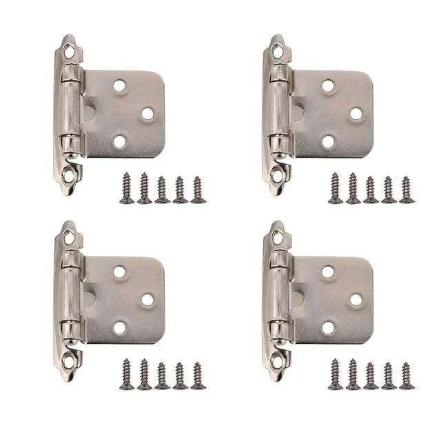 Lxoraziy Cerniere a Molla 30x70 mm 4 Pezzi Argento