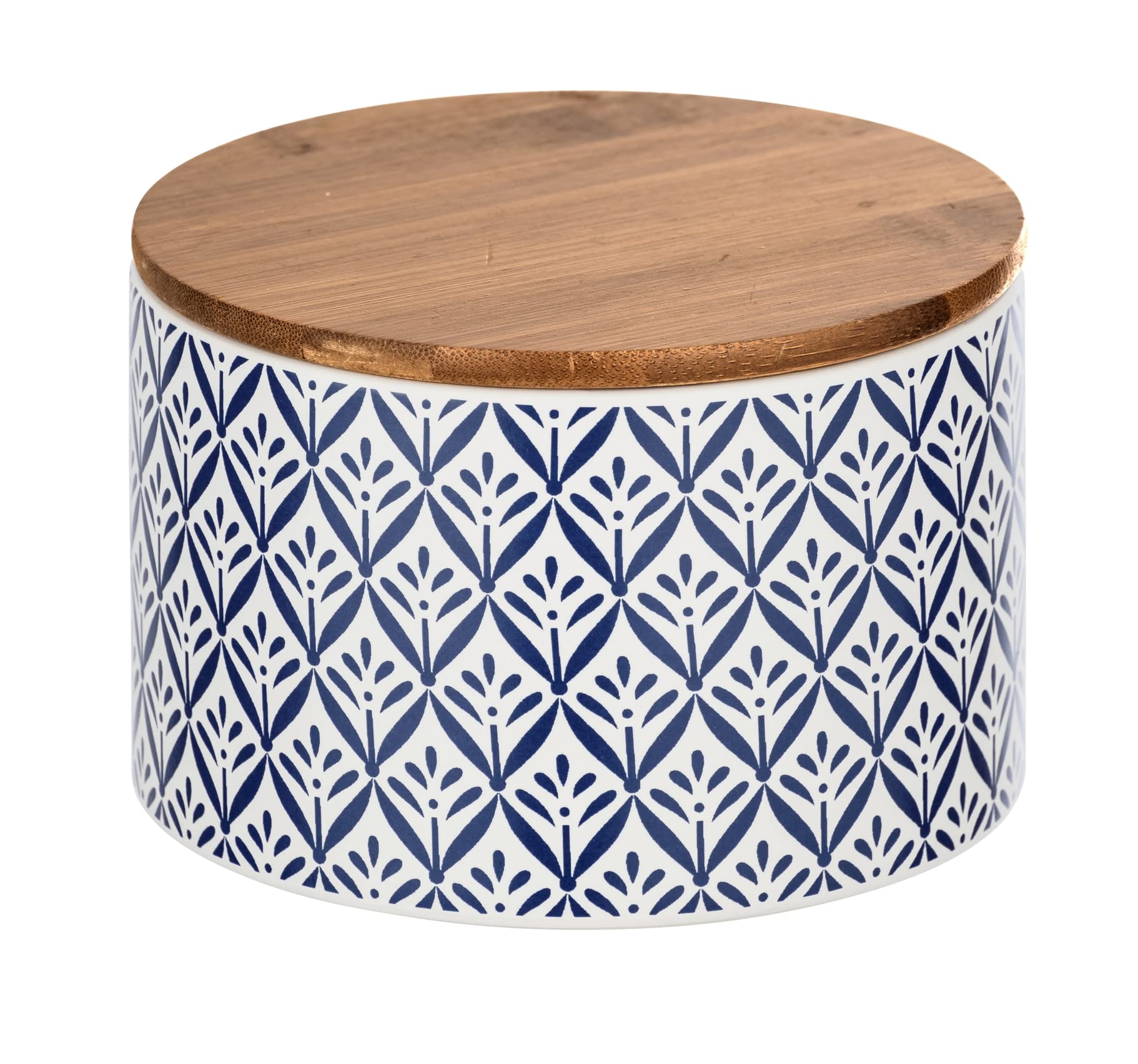 WENKO Lorca barattolo cucina ceramica 0,45 L blu