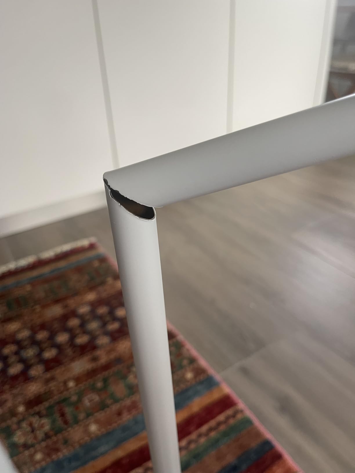 Wenko Hella Portasciugamani 2 Bracci Bianco Acciaio