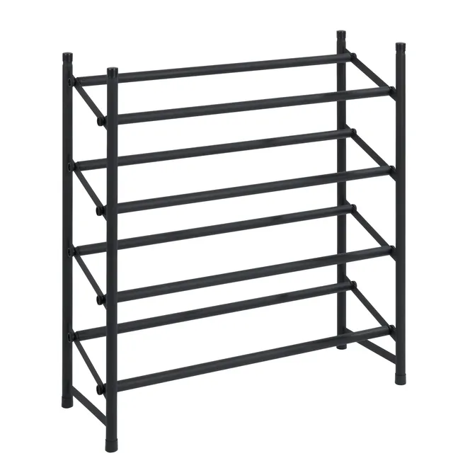 Wenko Hero Scarpiera Estensibile 24 Paia Nera 62-115 cm
