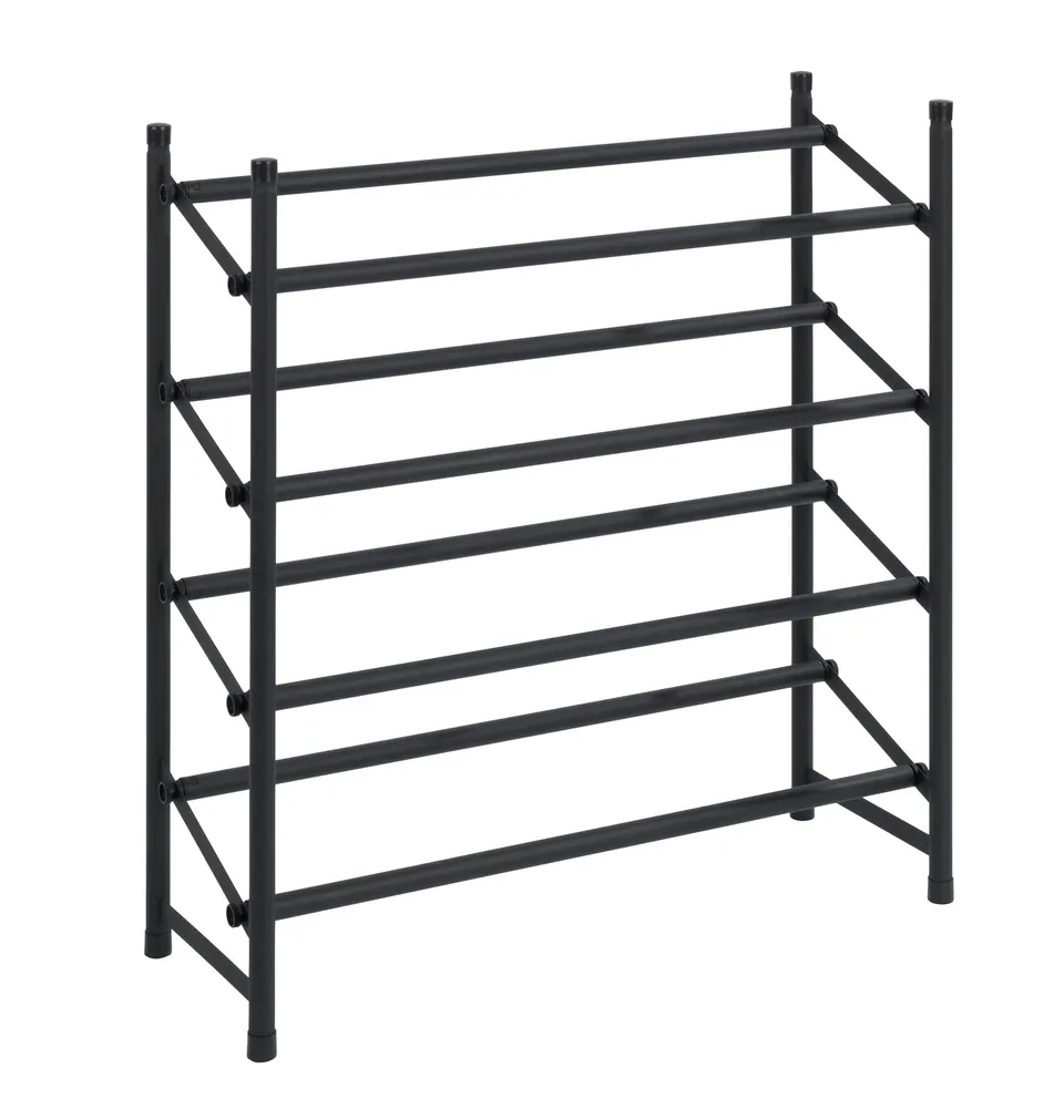 Wenko Hero Scarpiera Estensibile 24 Paia Nera 62-115 cm