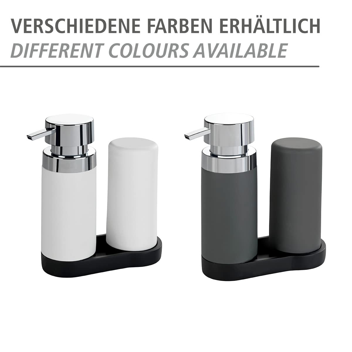 Wenko Easy-Squeeze set dispenser 2x250 ml bianco