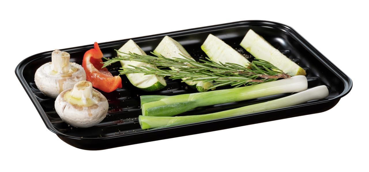 Wenko Luca vassoio barbecue antiaderente 34,5 cm nero
