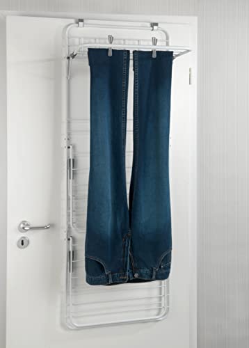 Wenko stendibiancheria per porta 51x142 cm con 6 ganci pieghevole