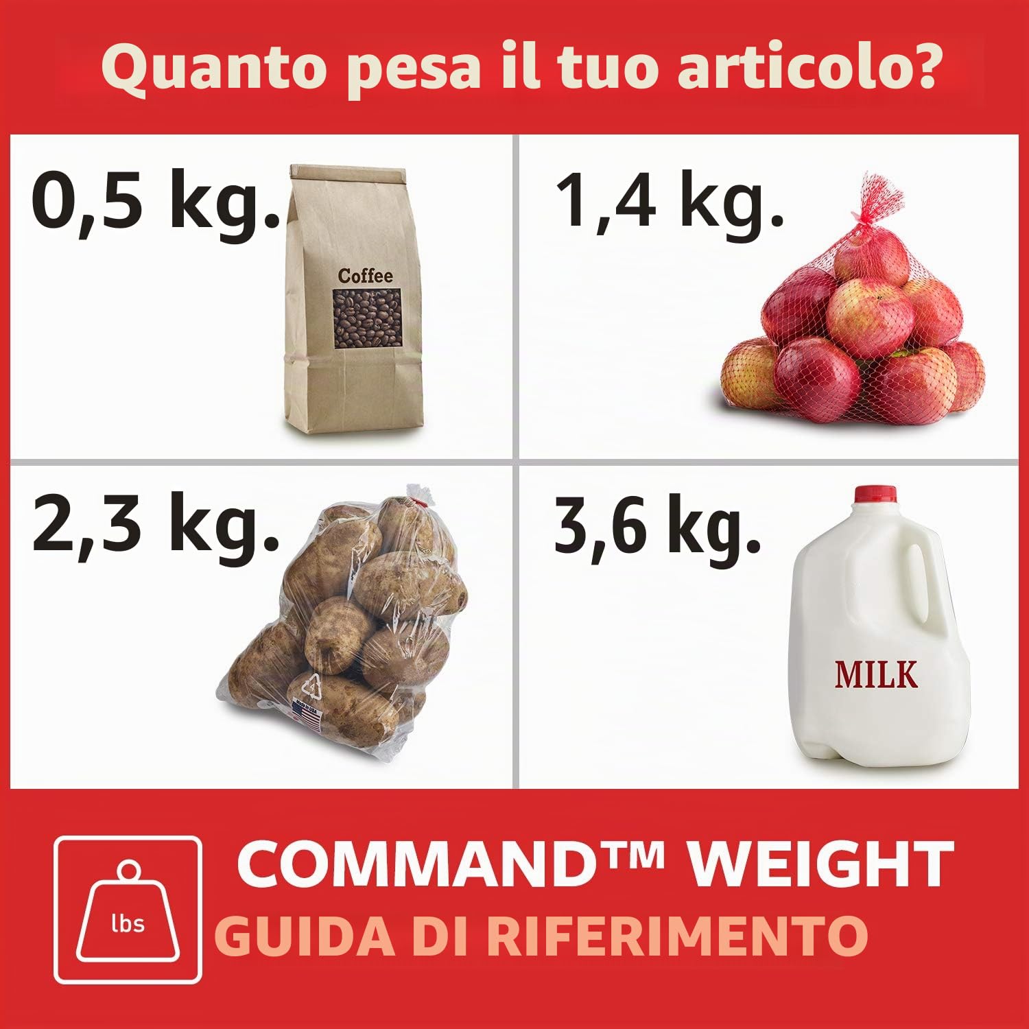 Command gancio bagno grande bianco standard