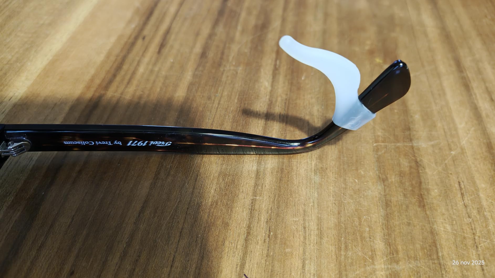 Quelcc ferma occhiali silicone 16 paia nero bianco antiscivolo