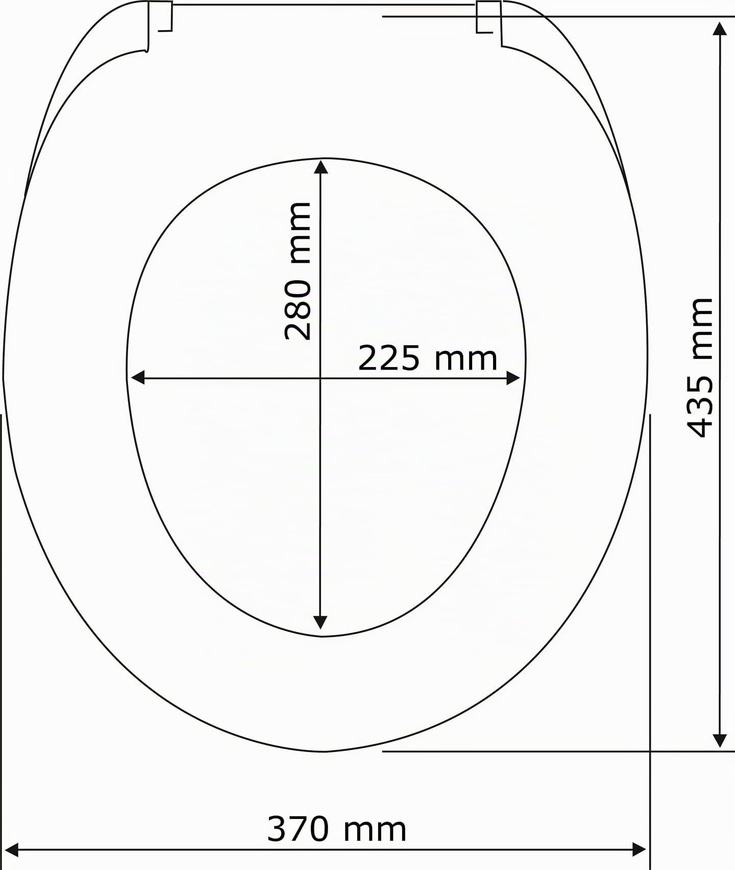 Wenko Pesce 3D sedile WC MDF chiusura ammortizzata 38x44,5 cm