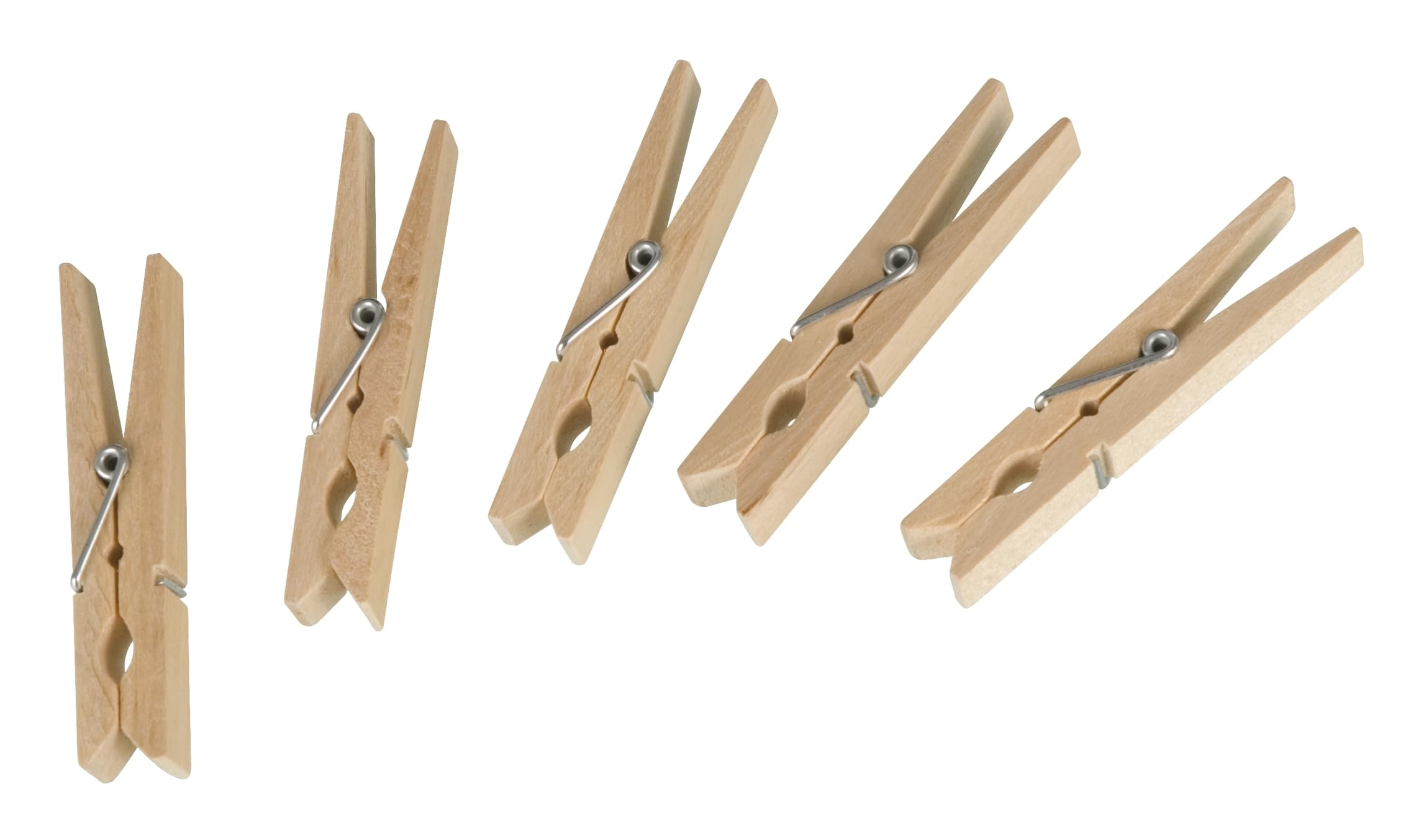 Wenko mollette bucato legno 50 pezzi presa forte