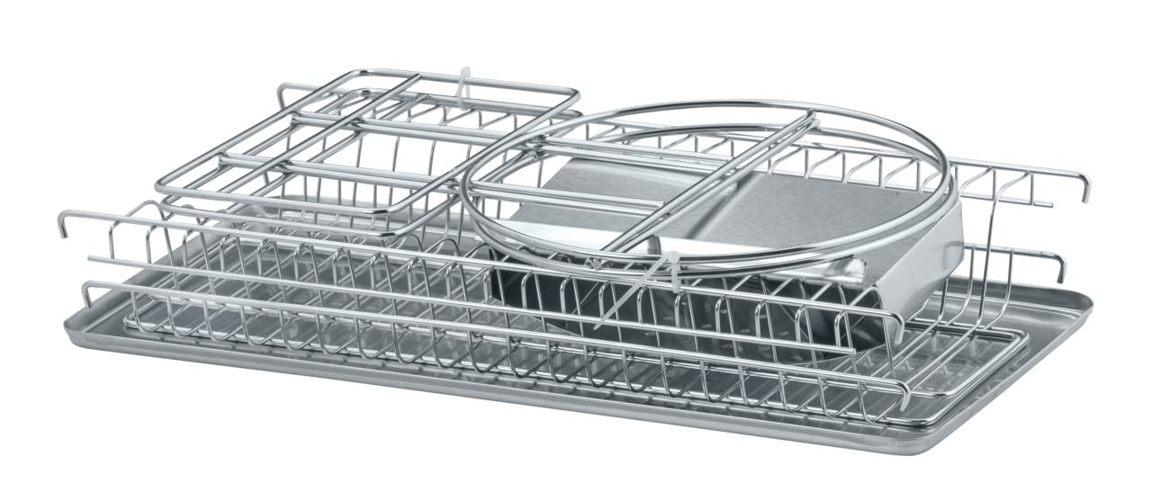 Wenko Exclusiv Duo 2329100 scolapiatti inox 49x33 cm