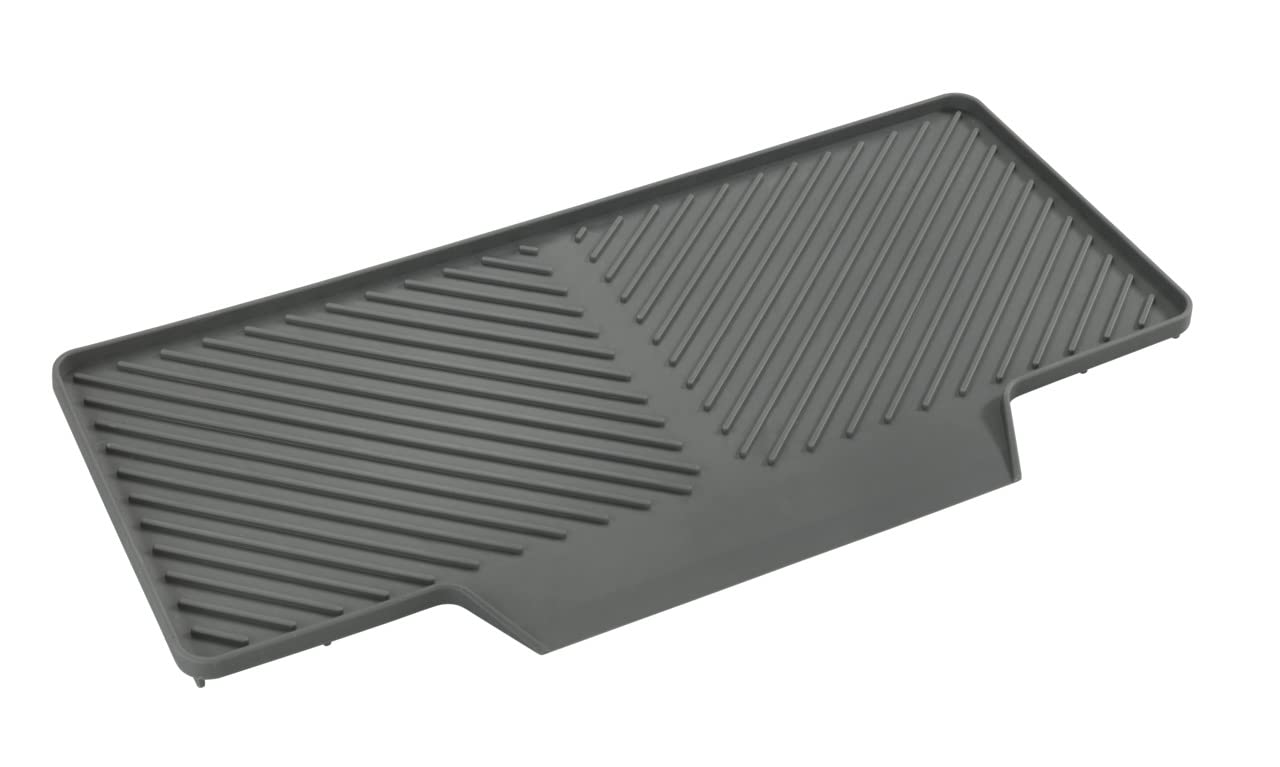 Wenko Neli Tappetino Scolapiatti 20x40 cm Grigio Gomma