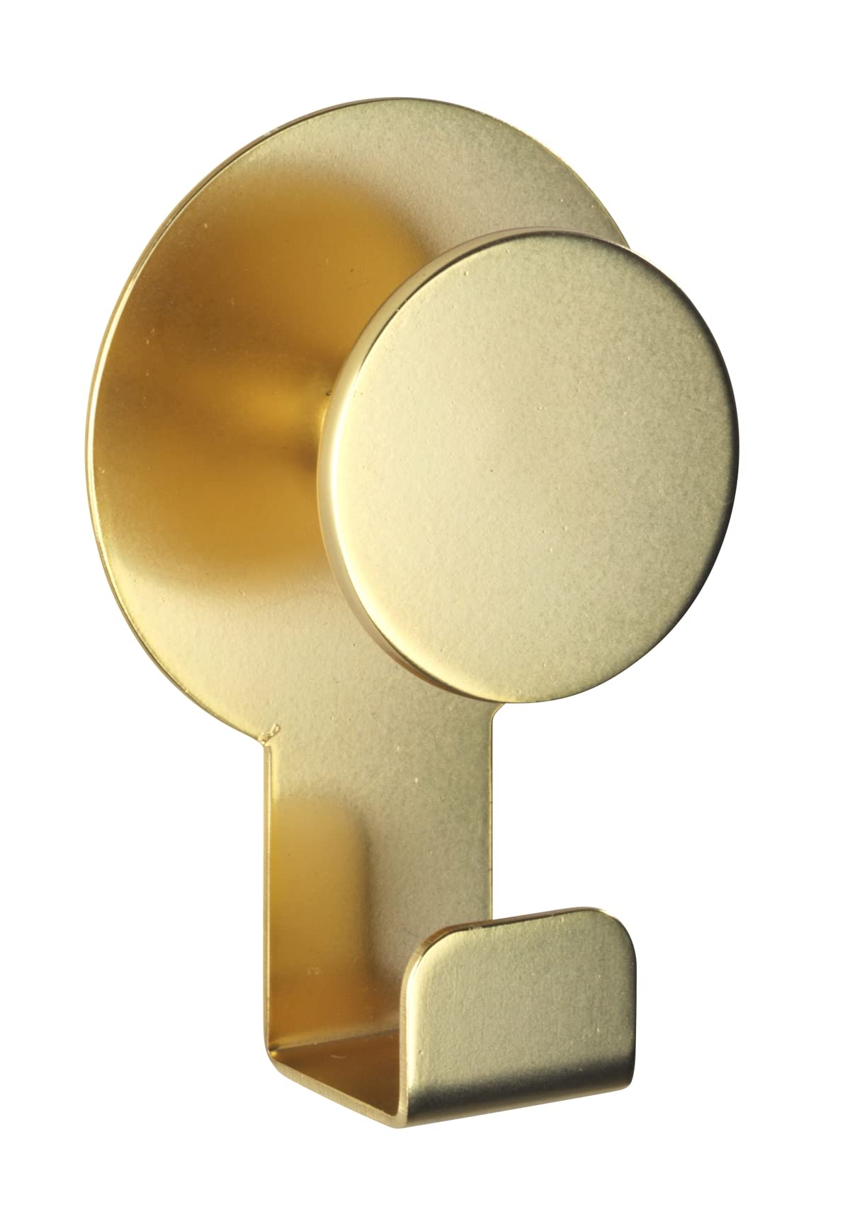 Wenko Gancio Adesivo Doppio Oro Opaco Acciaio Inox