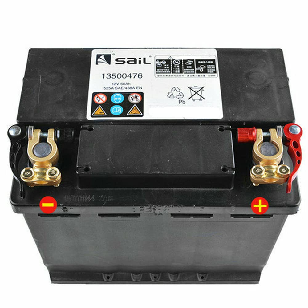 Lxoraziy morsetti batteria auto 2 pezzi regolabili