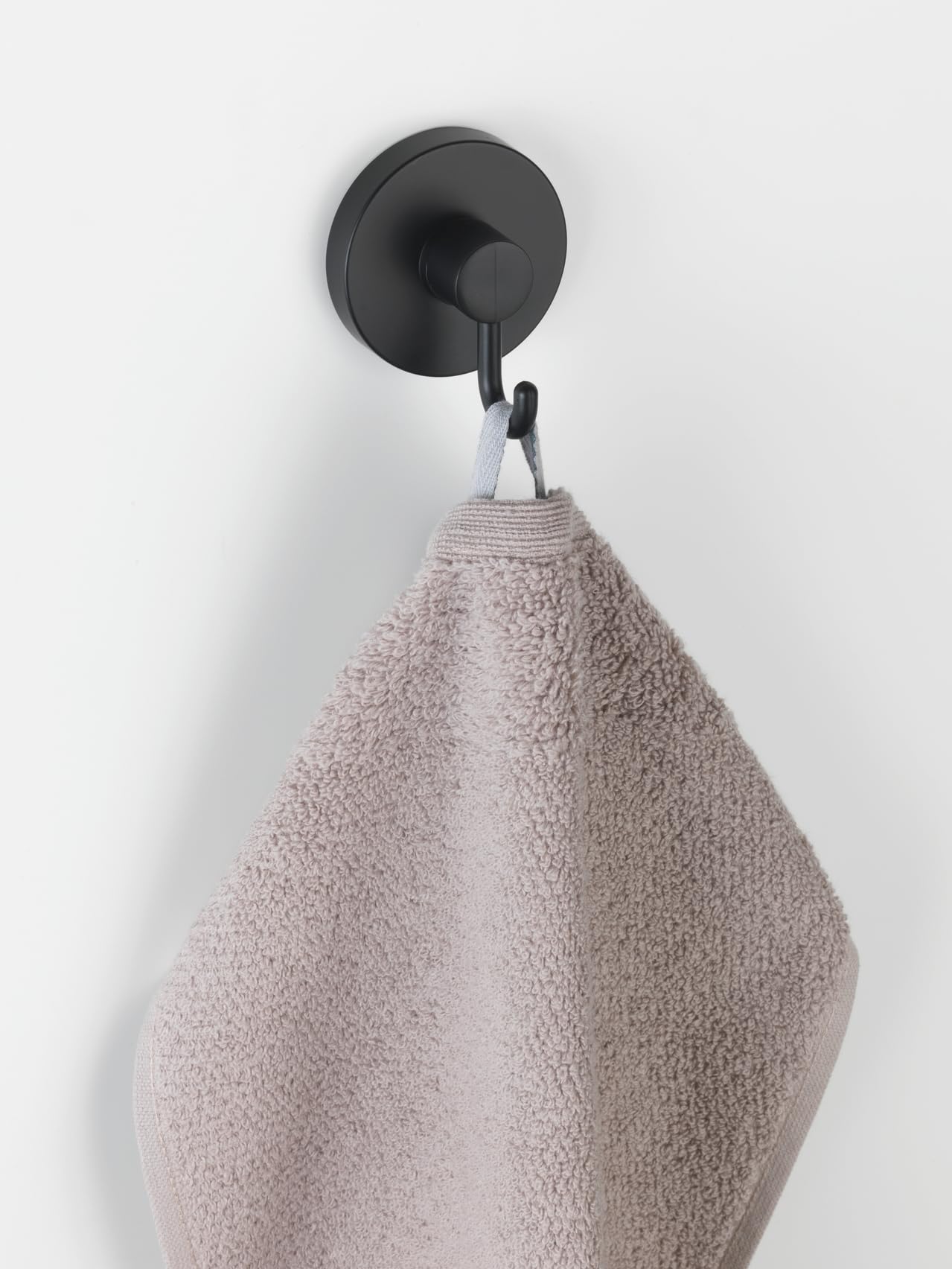 Wenko Vacuum-Loc Ganci Neri a Ventosa Set 2 Pezzi