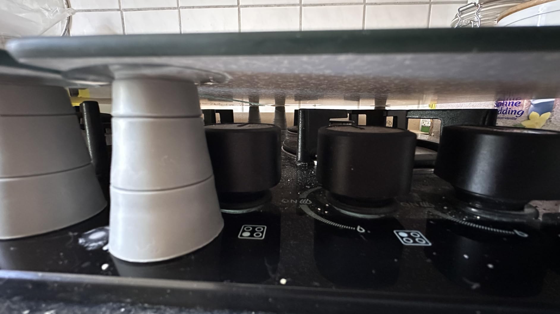 Wenko set 4 piedini coperture vetro 5 cm antiscivolo
