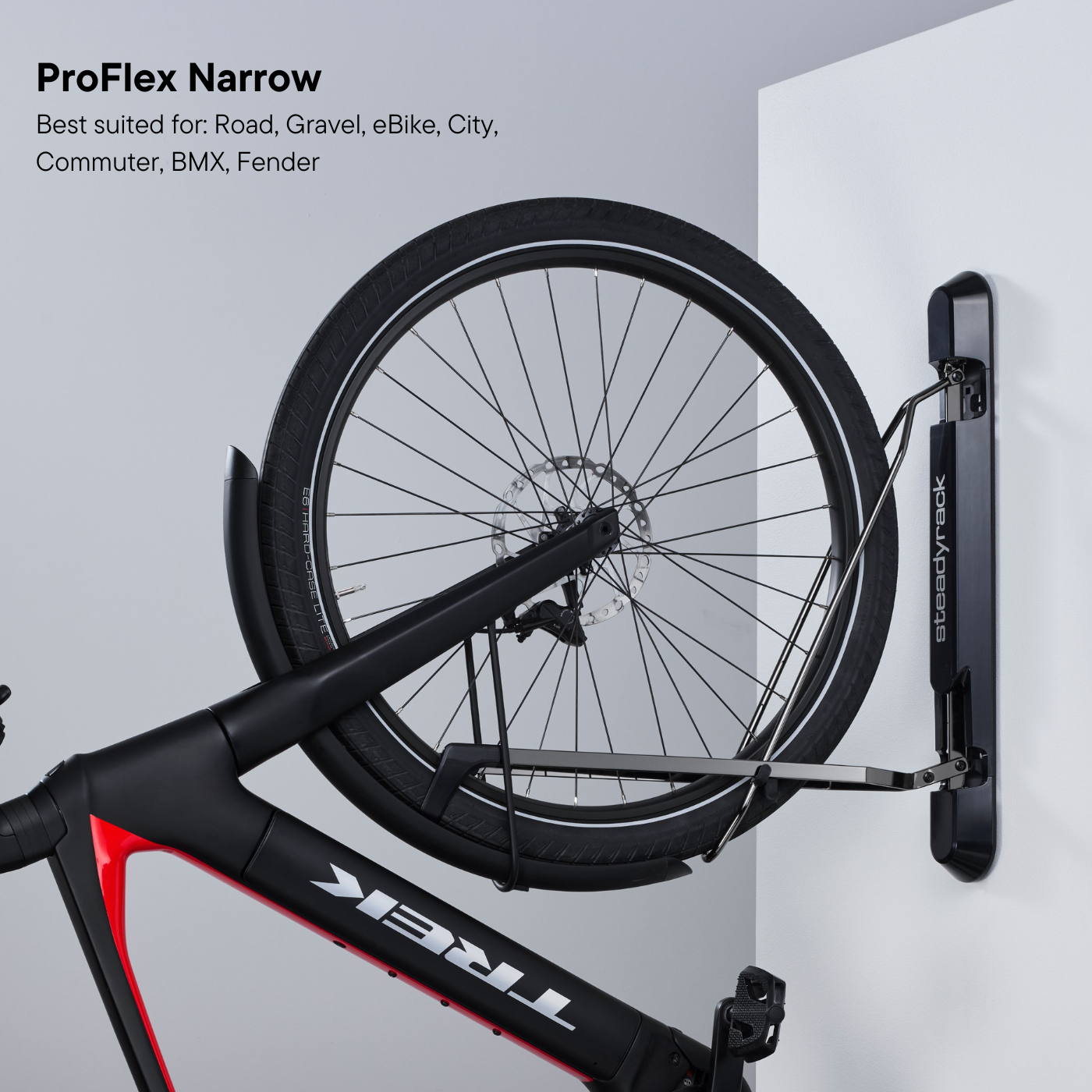 Steadyrack ProFlex Narrow kit portabici con GearMate