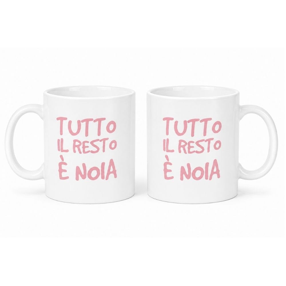 Cecaro Group Set 2 Mug 325 ml Ceramica Tutto il Resto è Noia