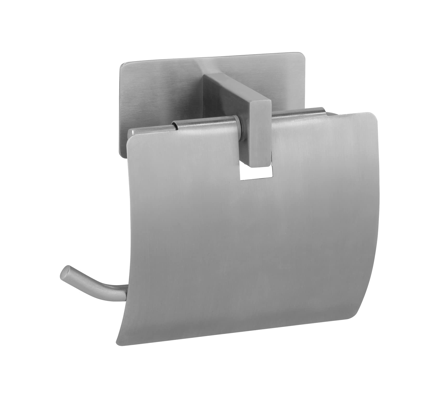 Wenko Genova Matt Turbo-Loc portarotolo con coperchio opaco