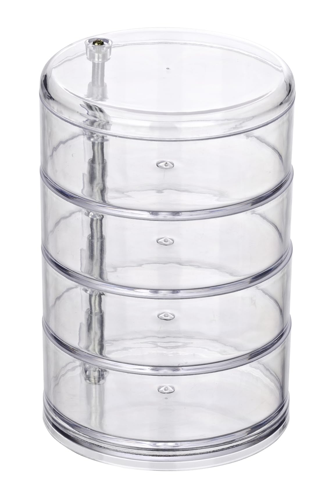 Wenko Torre organizer cosmetici trasparente