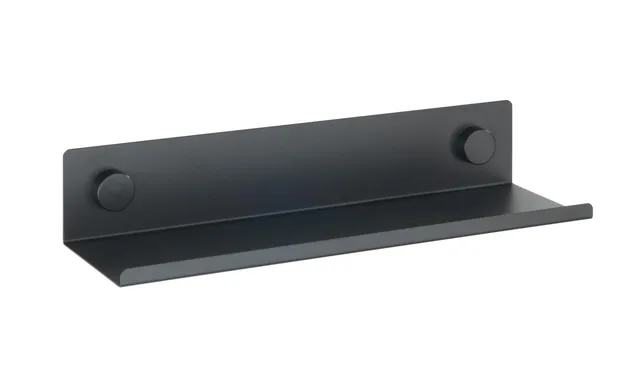 Wenko Jet M mensola parete 40 cm nera senza forare