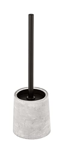 Wenko Villena Scopino WC Cemento Grigio Nero 38cm