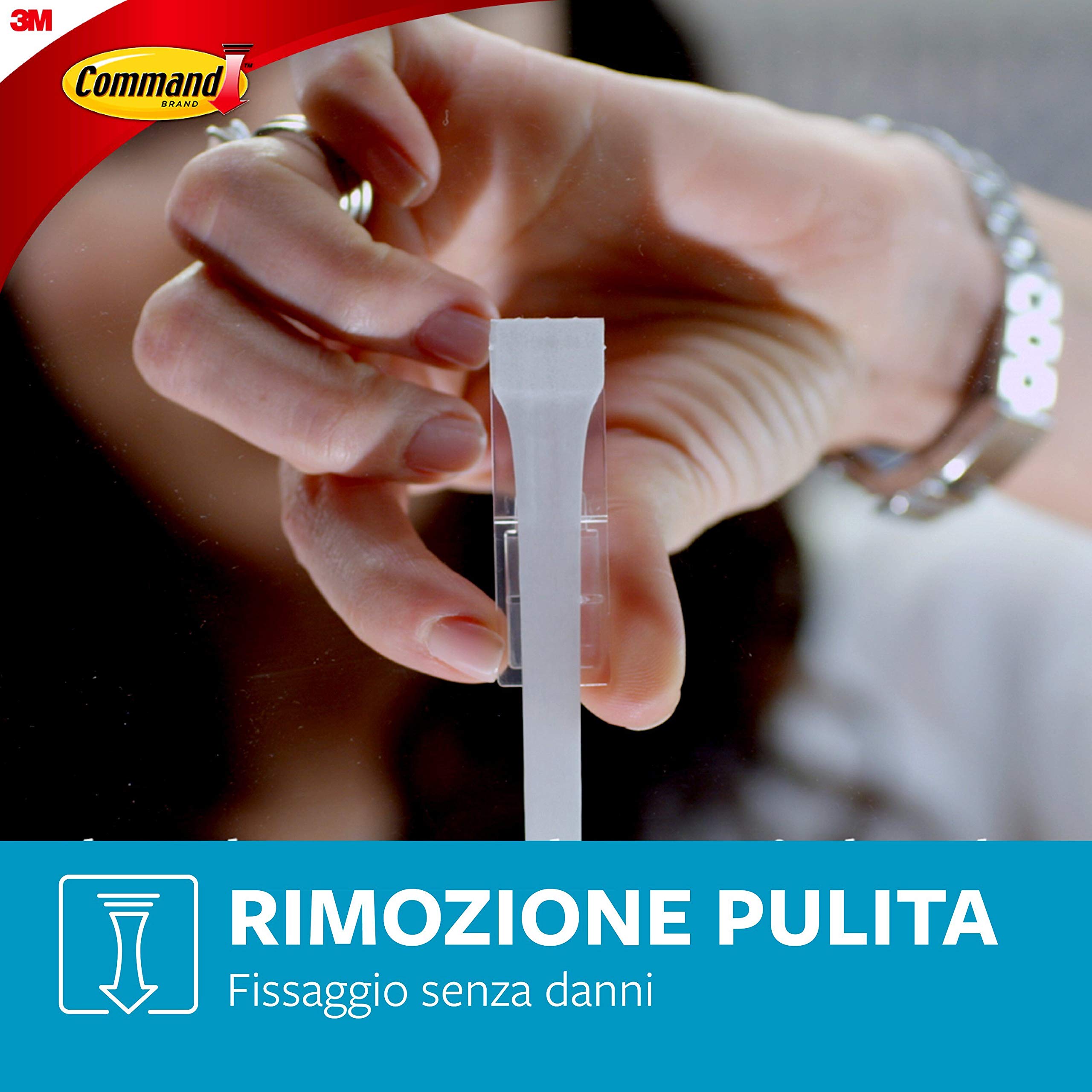 Command Bagno Grande Gancio Adesivo 1 pz 2,2 kg Impermeabile