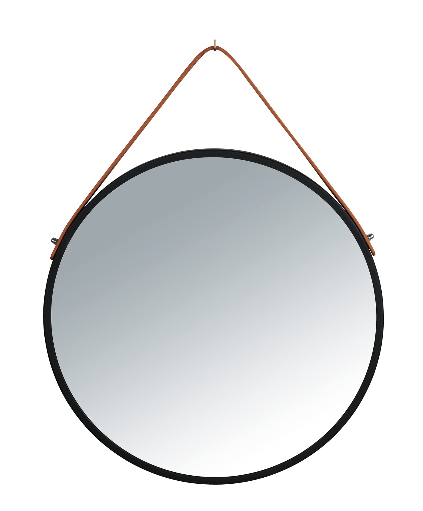Wenko Borrone Specchio Rotondo Parete Ø 40 cm Nero