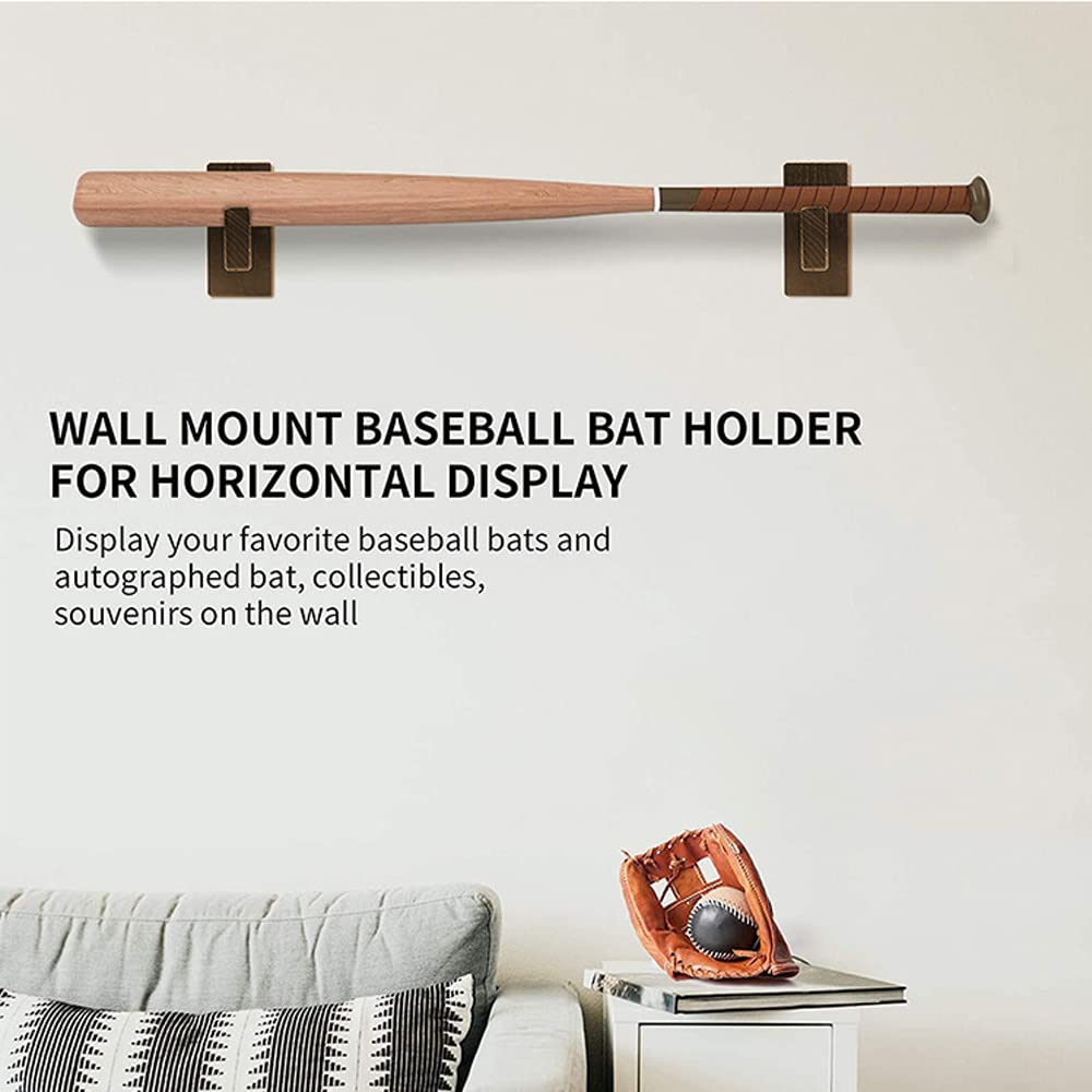 Lxoraziy supporto mazza baseball 2 pezzi con feltro