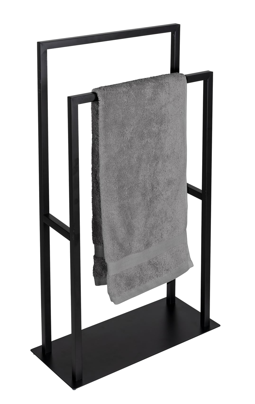 Wenko Rivaltana Portasciugamani Nero Opaco 46x80x20 cm