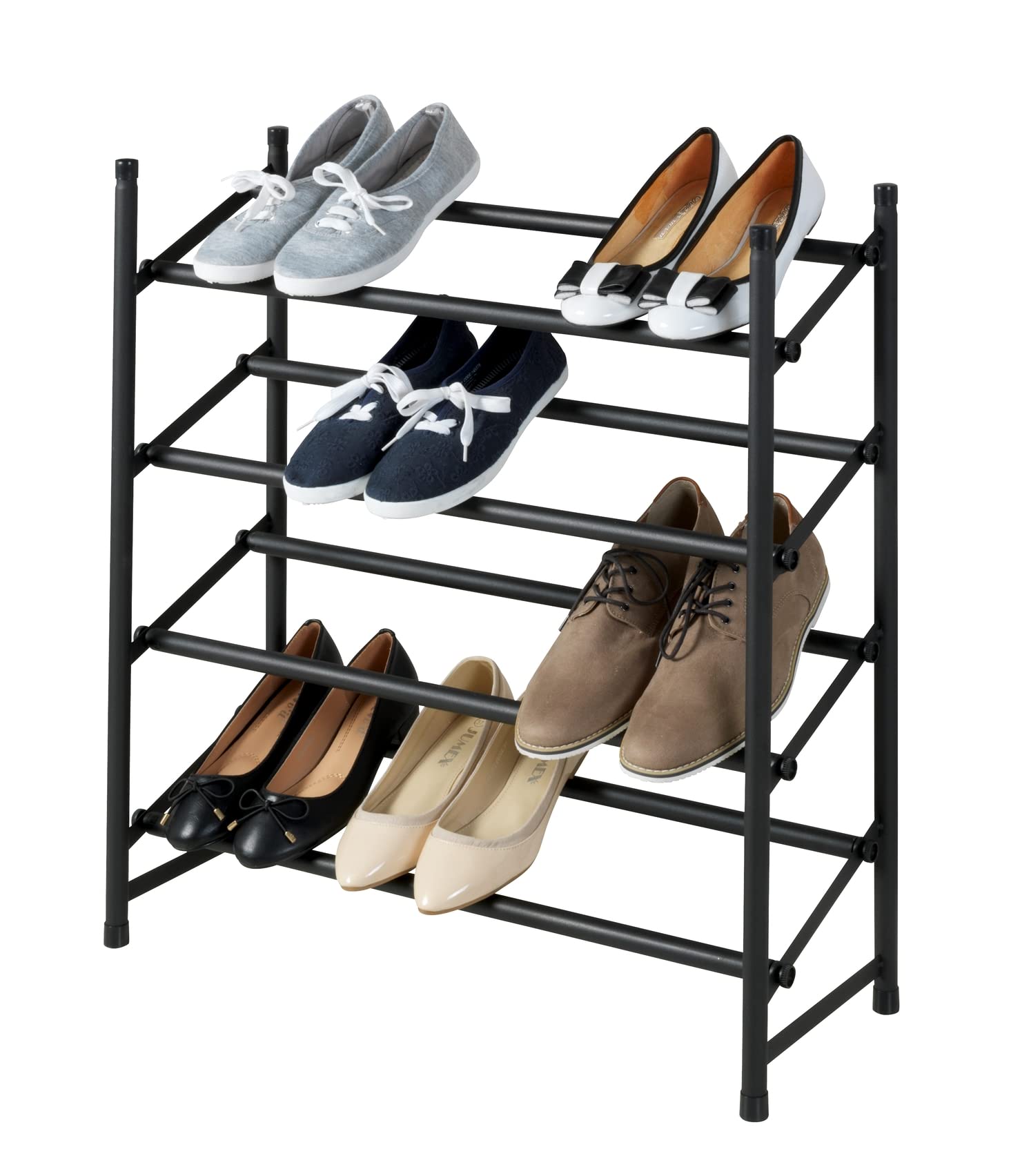 Wenko Hero Scarpiera Estensibile 24 Paia Nera 62-115 cm