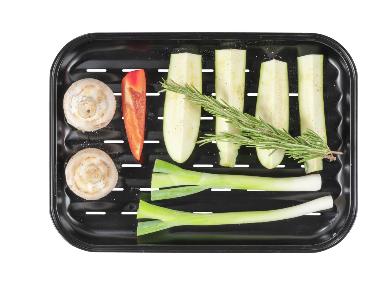 Wenko Luca vassoio barbecue antiaderente 34,5 cm nero