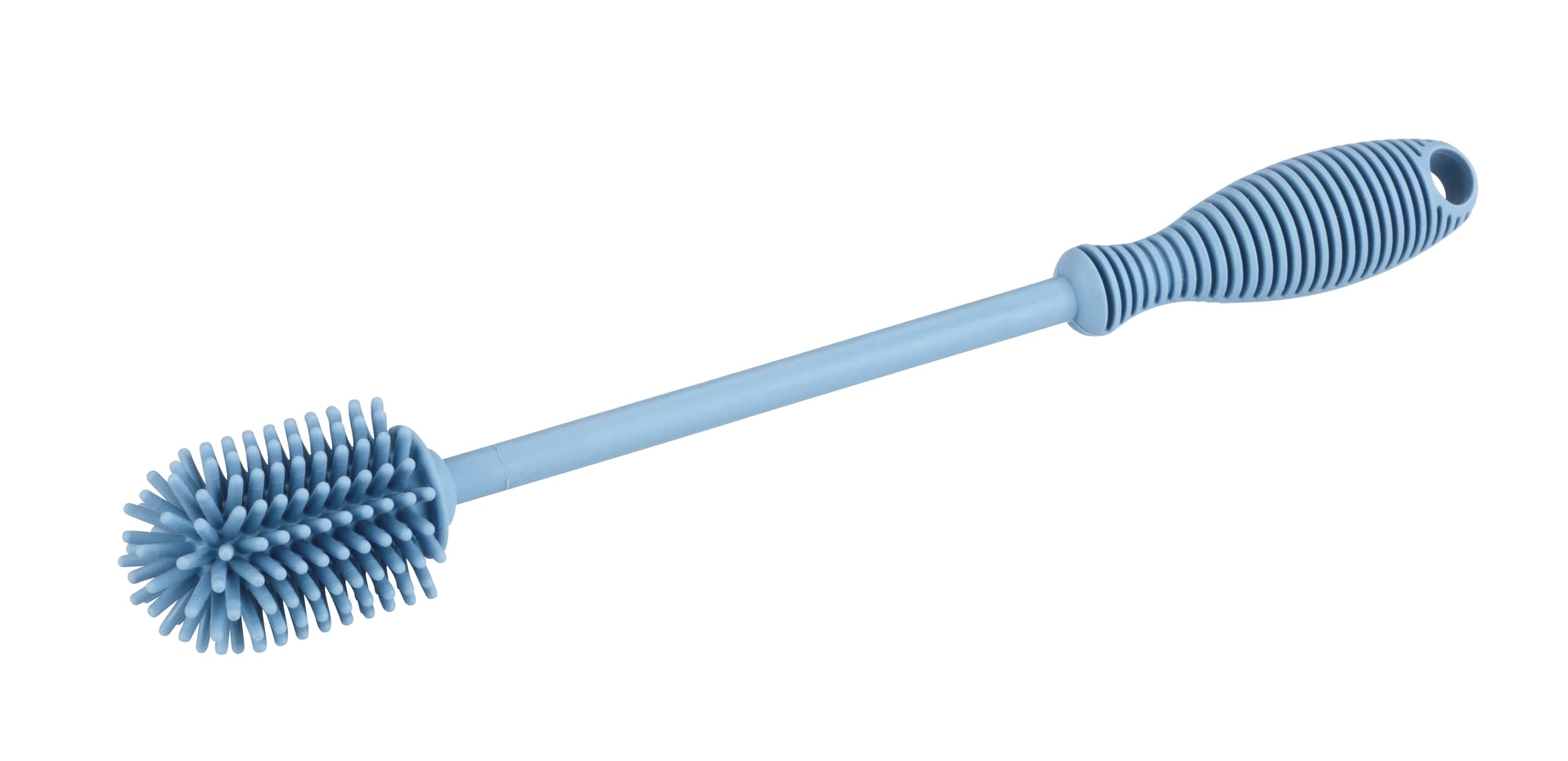 Wenko Spazzola Lavabottiglie Silicone 38 cm Grigia Biberon