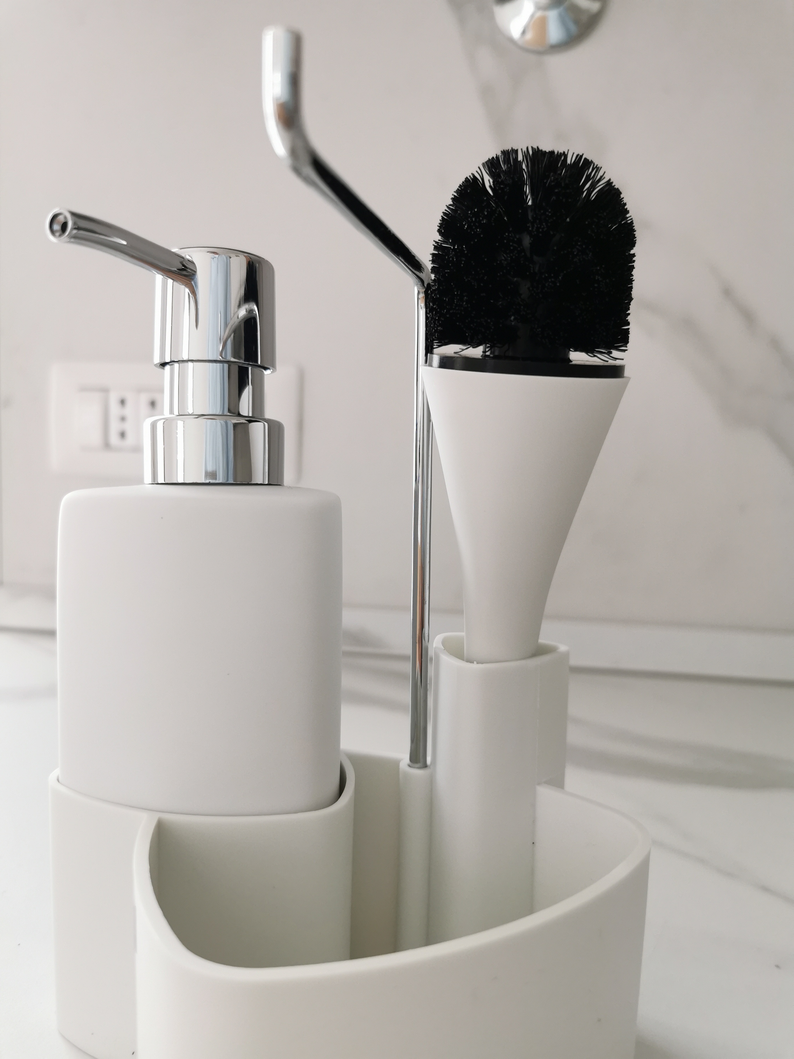 Wenko Empire Set Lavapiatti Ceramica Nero 0,25 l