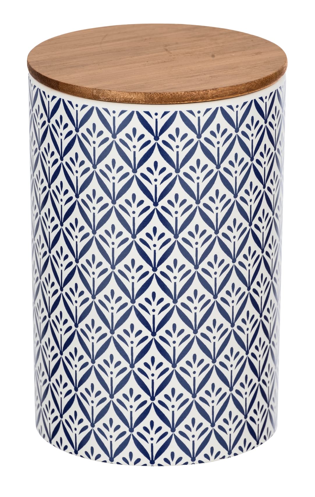 WENKO Lorca barattolo cucina ceramica 0,45 L blu