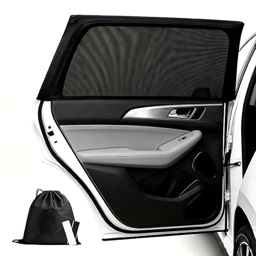 Quelcc Parasole Auto Finestrini Posteriori 2 Pezzi Anti UV