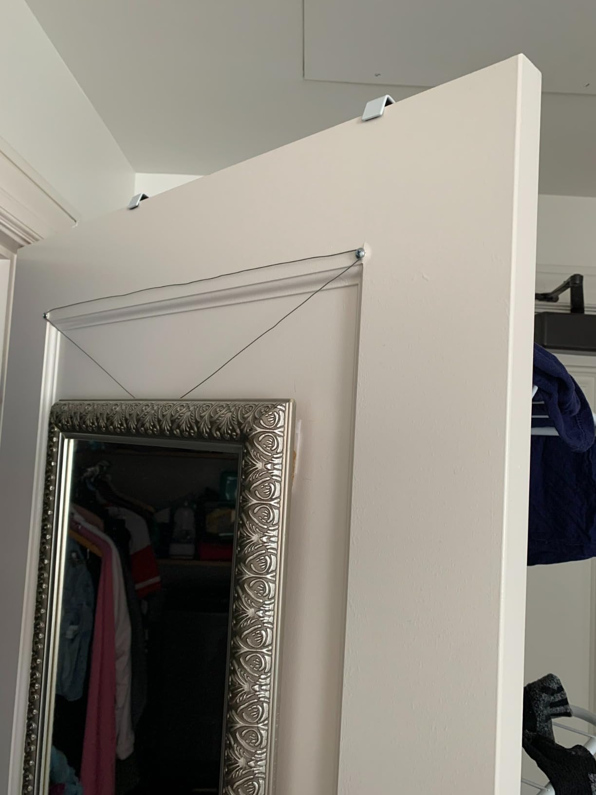 Wenko stendibiancheria per porta 51x142 cm con 6 ganci pieghevole